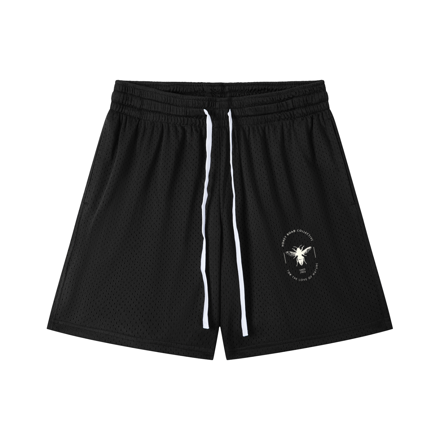 Honey Road Mesh Drawstring Shorts