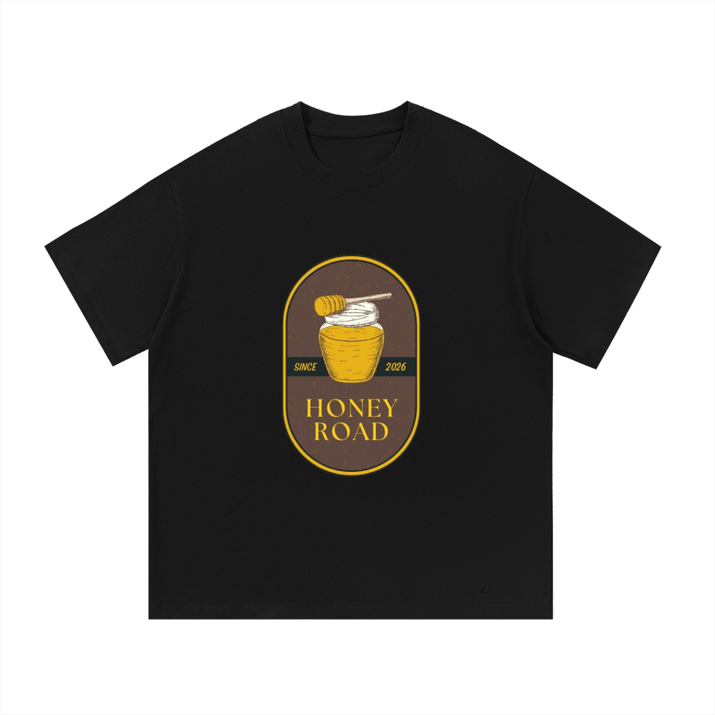 Honey Road  Logo Cotton T-Shirt