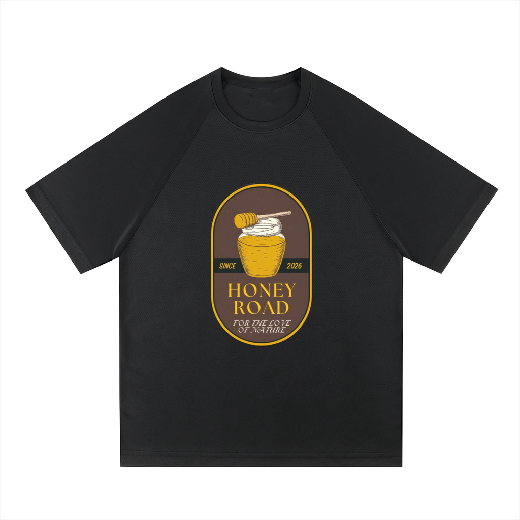 Honey Road Raglan Sleeve Mesh T-Shirt